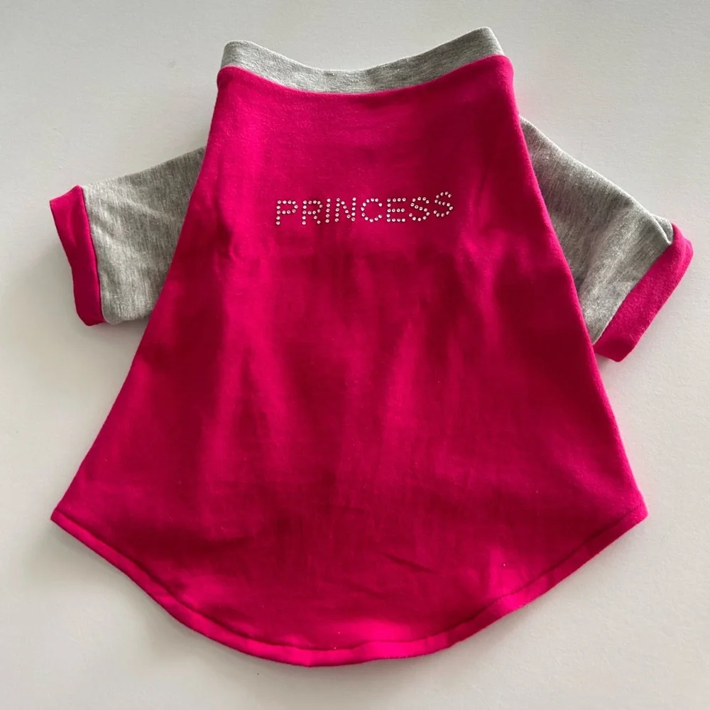 🦋 5/$25 - Hip Doggie Princess Shirt - Size XL
